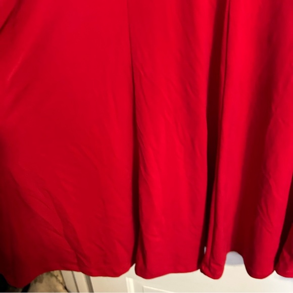 Anthony Richards Knit Red A-line Skirt 3X - Picture 4 of 5